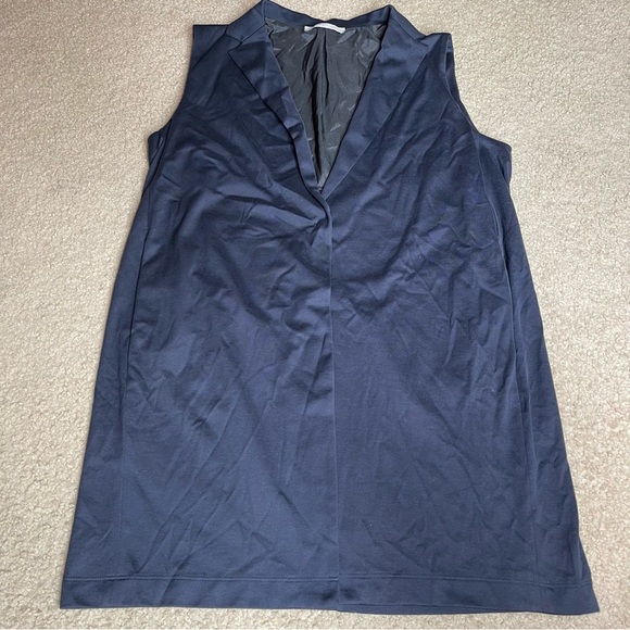 Fabiana Filippi Navy Button Vest - Picture 2 of 5